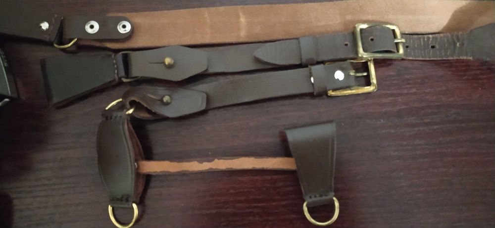 Ремни Aka deri, Vera Pelle, Vero Cuoio, портупея, пряга ВМФ СССР