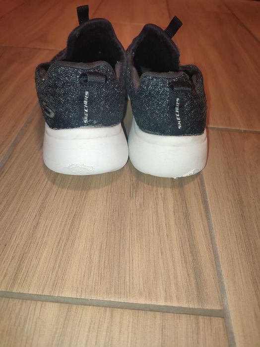 Buty adidasy wsuwane SKECHERS 36 czarne 23cm