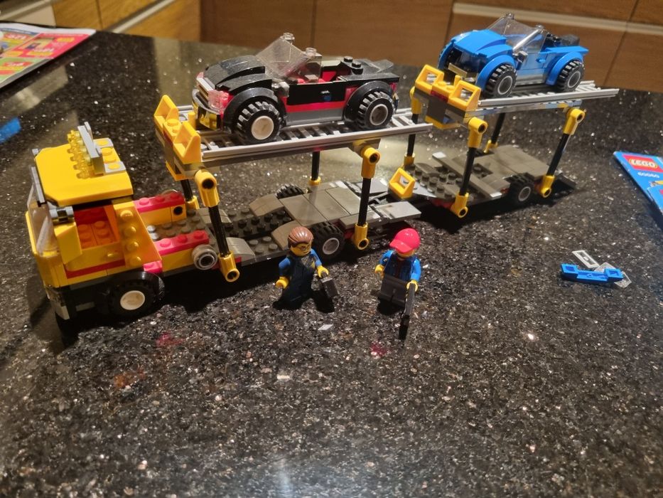 Klocki LEGO CITY 66523 Laweta lora z samochodami 3w1 MEGA zestaw