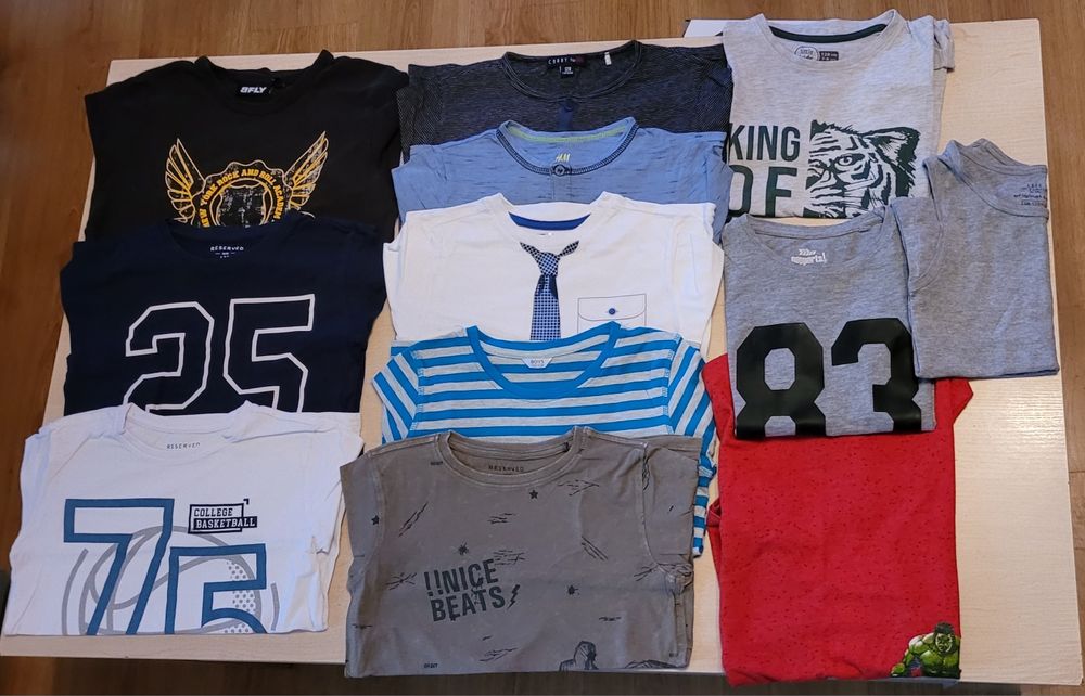 Zestaw bluzek dla dziecka rozm.122/128