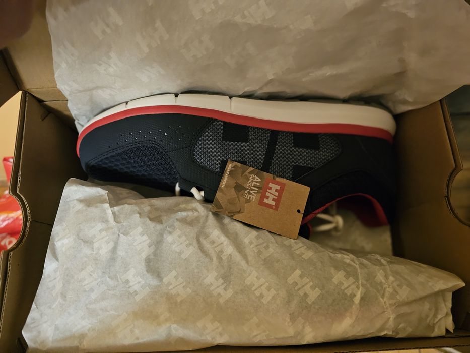 Buty na żagle 42 Helly Hansen HH Ahiga V4 Hydropower Navy granatowe