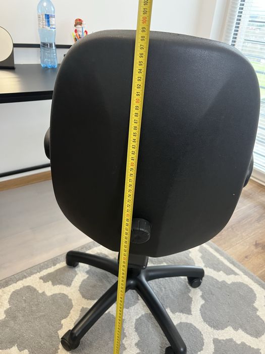 fotel biurowy grafitowy