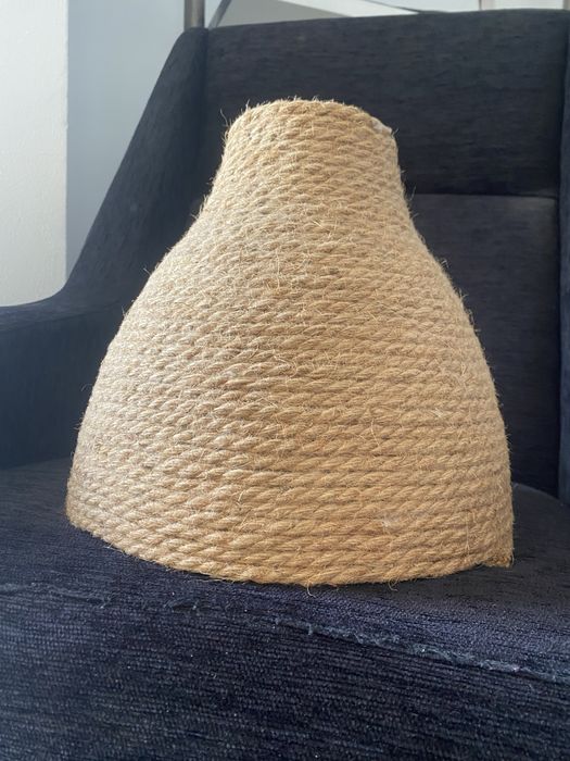 Abajur candeeiro corda - boho