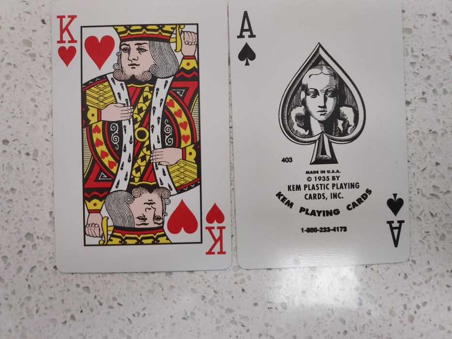 2 Baralhos de cartas KEM - Bridge - 5 Fotos