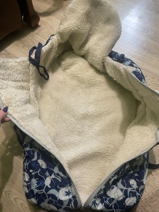 Конверт в санки з рукавичками