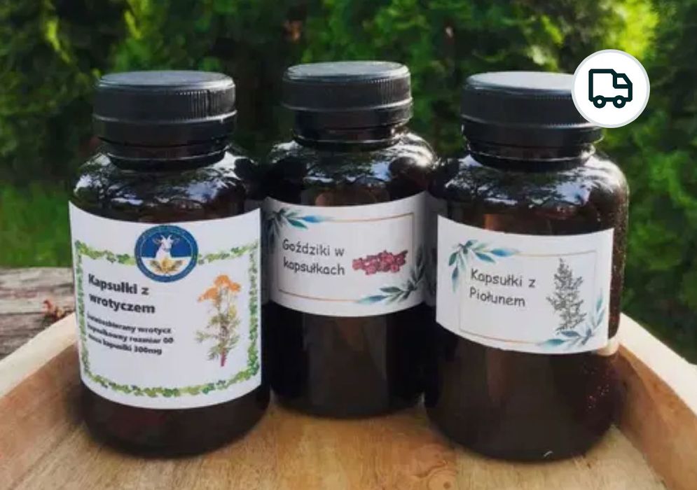 Trójzestaw wrotycz, piołun, goździk 300 kapsułek