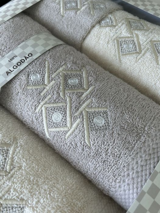 Conjunto Toalhas WC 100% Algodão