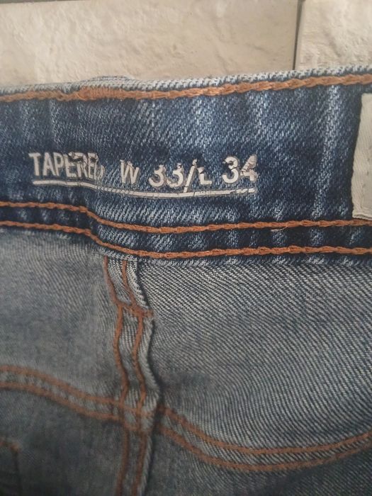 Spodnie jeansowe niebieskie 34/XL