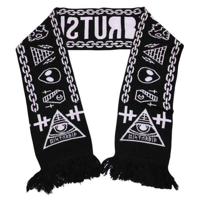 Szalik DISTURBIA goth trumna alternative dollskill killstar