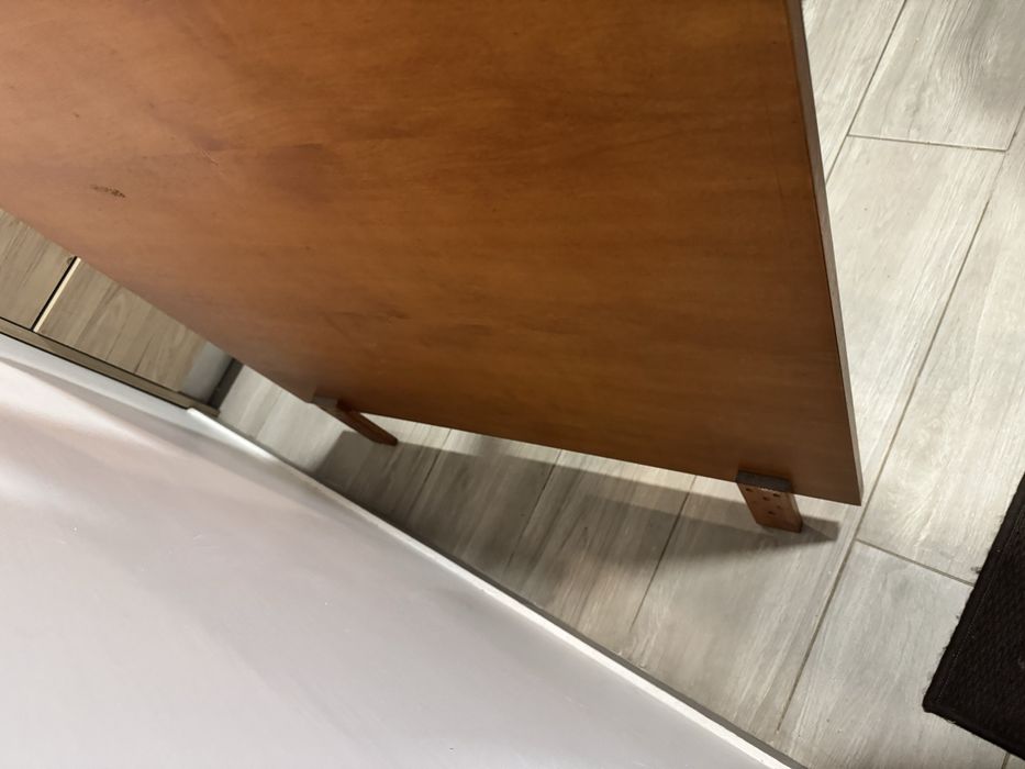 Espelho de cómoda madeira cerejeira com base amovível - Guimarães