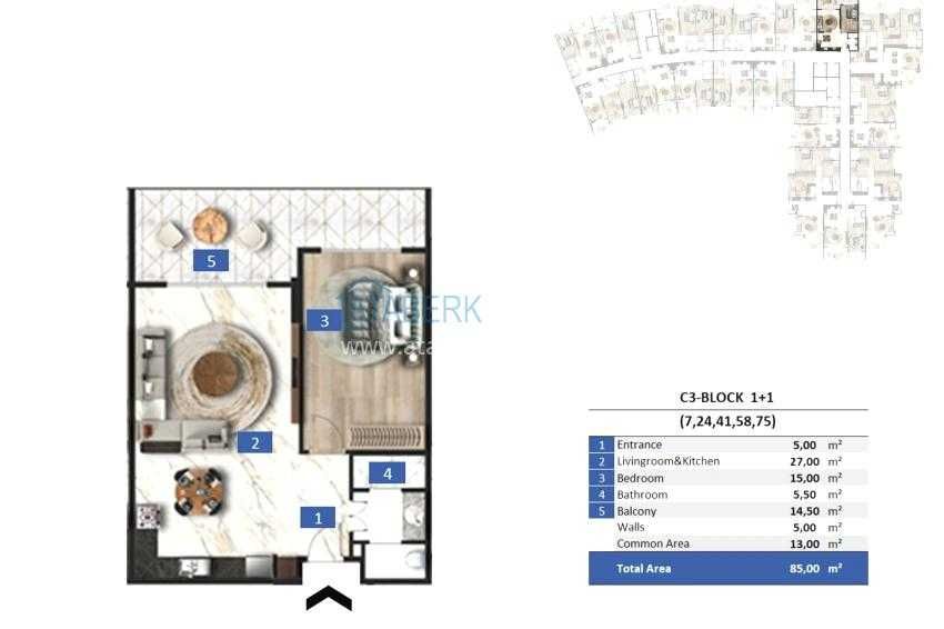 VIP квартира в Алании (Турция), премиум недвижимость всего 144 000 €