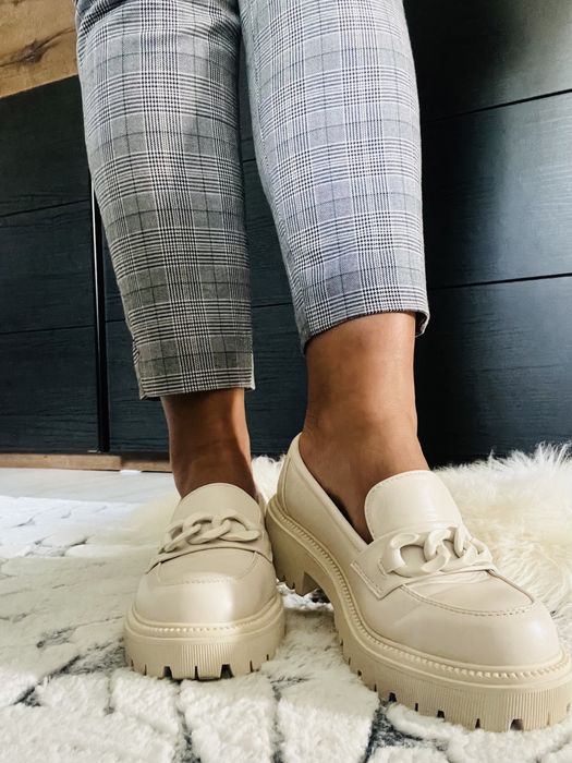 Mokasyny z ozdobną klamrą * seastar * Rozmiar 37