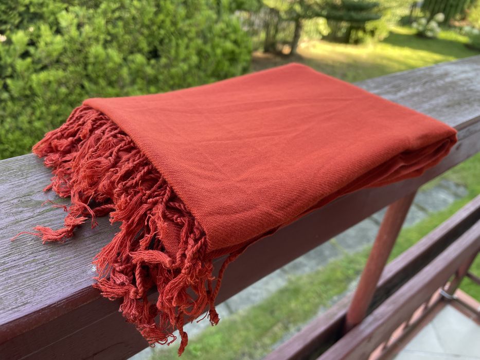 Szal pomarańczowy 197x72