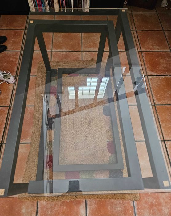 Mesa em ferro forjado