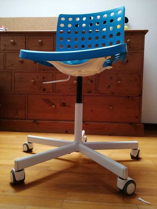 Cadeira de escritório IKEA SKALBERG/SPORREN Azul
