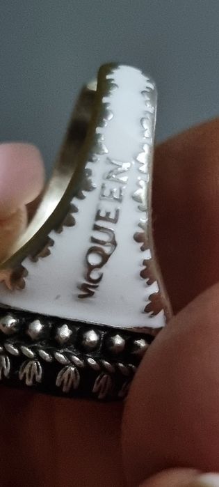 автентична вінтажна каблучка Alexander McQueen
