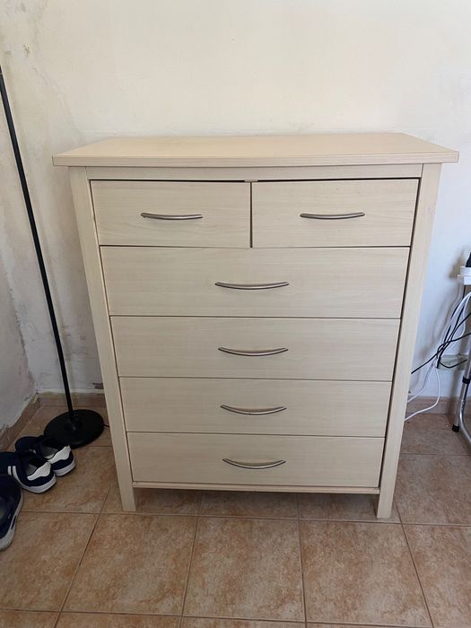 Cómoda de 6 gavetas