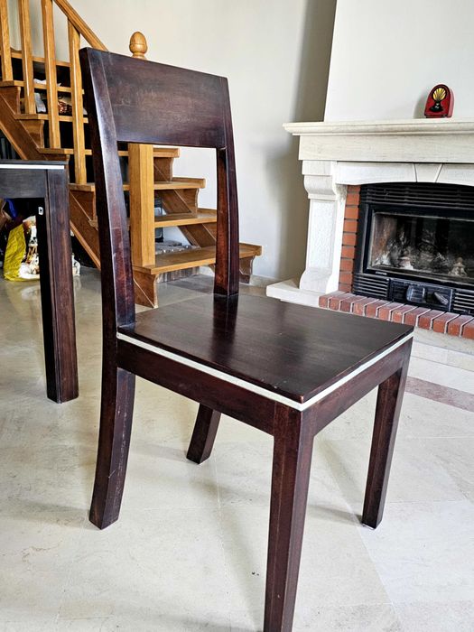 Conjunto de sala de estar mesa com 6 cadeiras