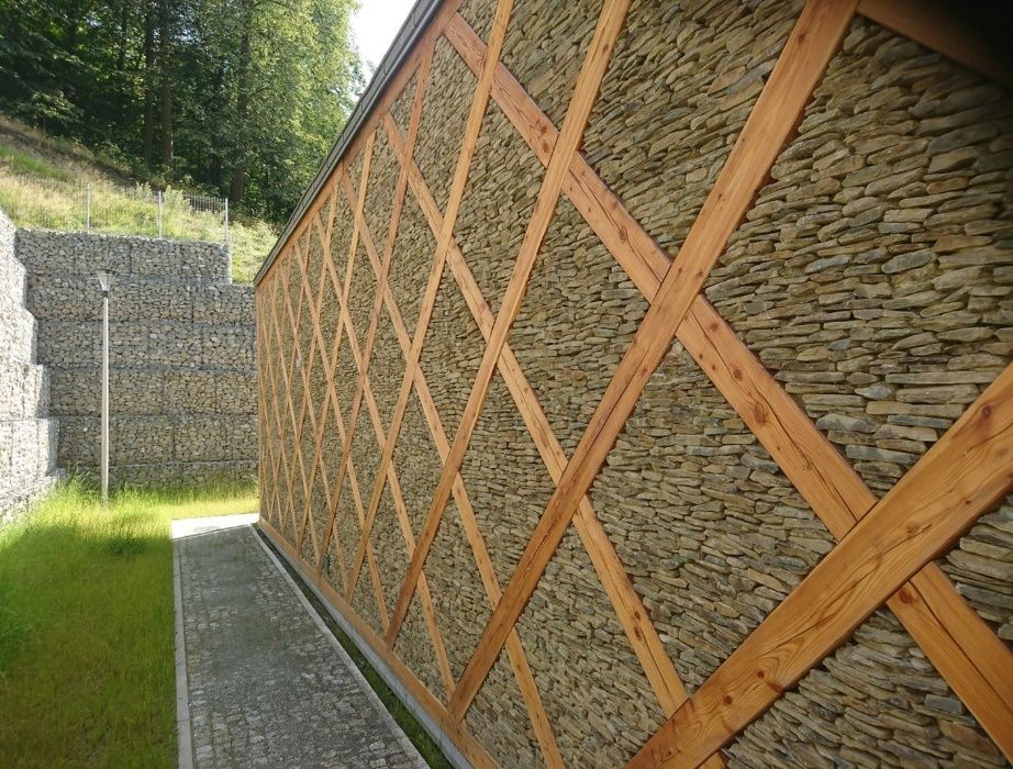 Kamień do gabionów, łupek gabionowy, murowy, do gabionu, na ogrodzenia