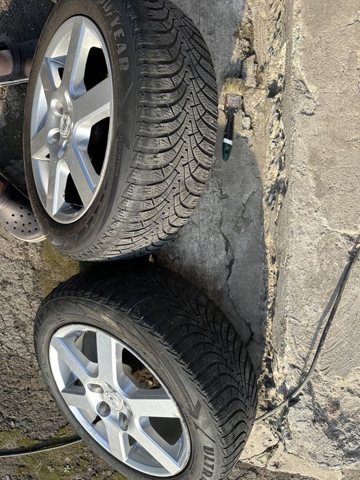 Легкосплавні диски з  шинами Goodyear 205 55 16, Renault Nissan,Mazda