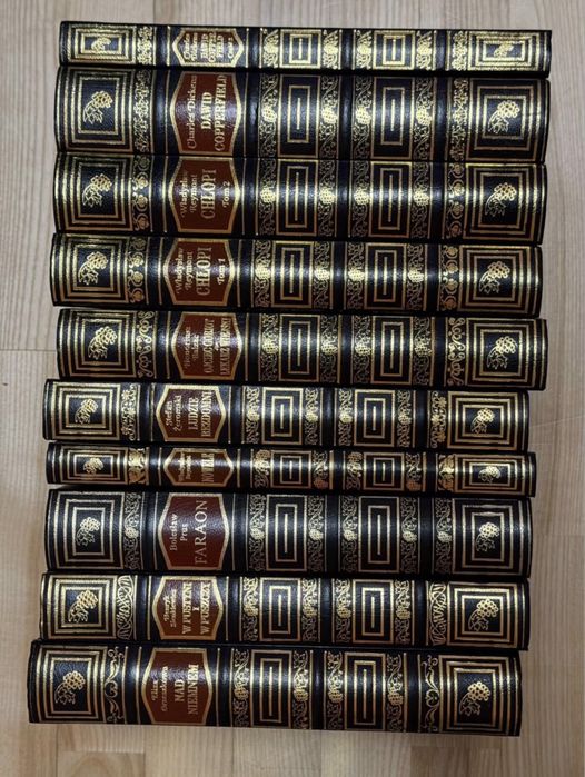 Kolekcja złotych książek Ex Libris 60 sztuk