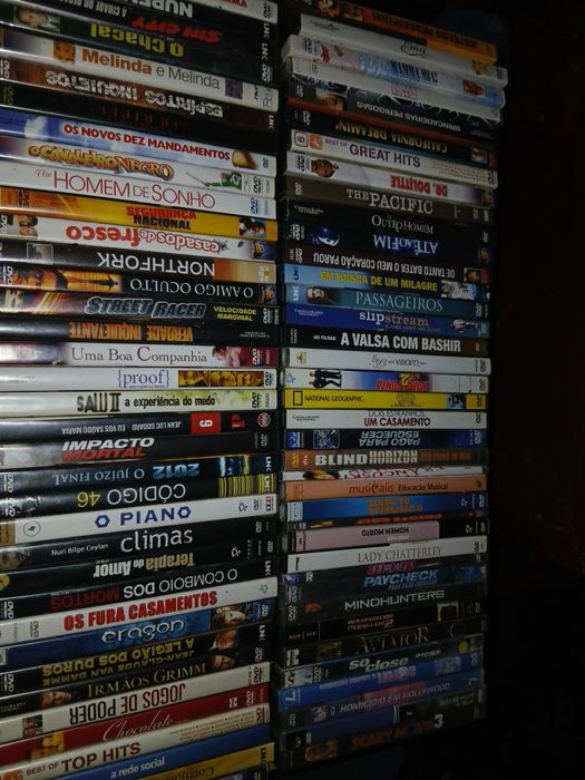 Conjunto 80 DVd filmes diverso 50 €