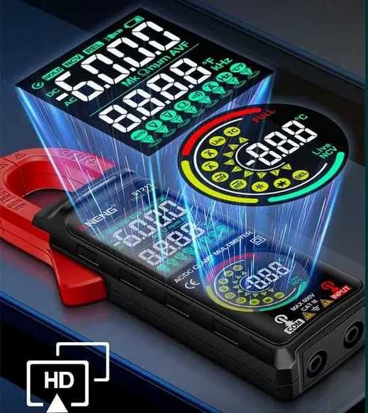 ANENG ST212, ST213 токовые клещи, мультиметр, AC/DC, амперметр