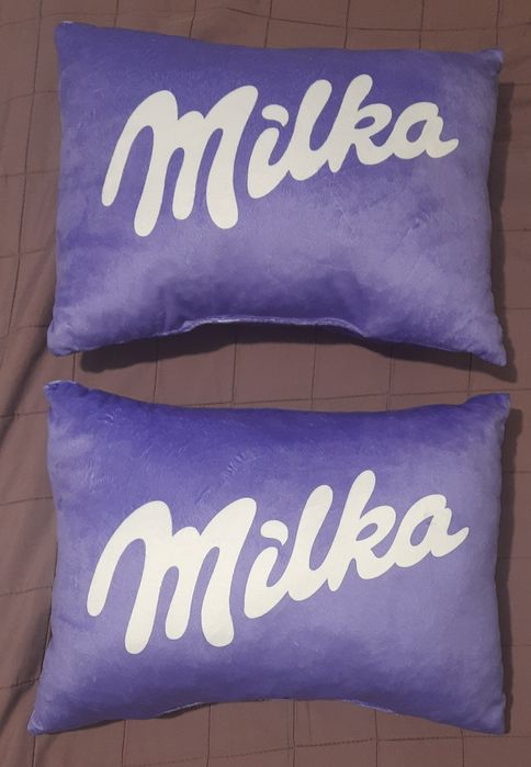 Подушечки Milka плюшевые