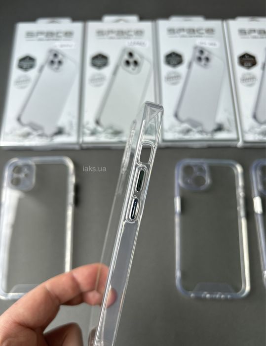 SPACE case full camera чехол спейс прозрачный плотный iPhone 15 pro ma