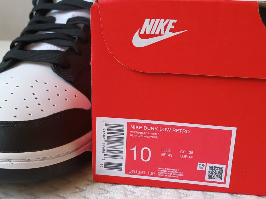 sneakers Nike Dunk Low Retro rozmiar 44 US 10 streetwear kicks panda