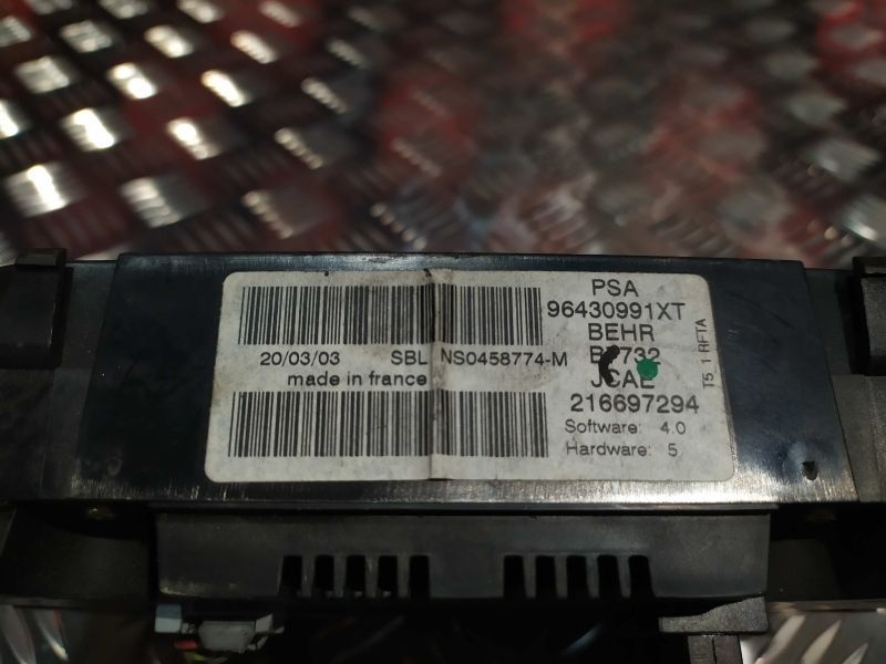Comando Da Sofagem Peugeot 307 Sw (3H)
