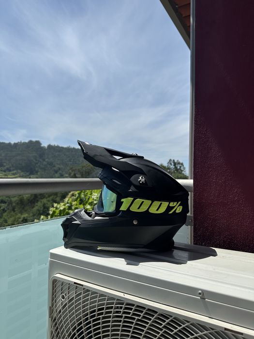 Capacete Scorpion Exo VX-16AIR + óculos 100%