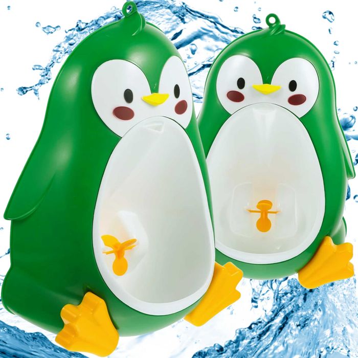 PISUAR Nocnik Dla Dzieci Chłopca Na Ścianę PINGWINEK TOALETA