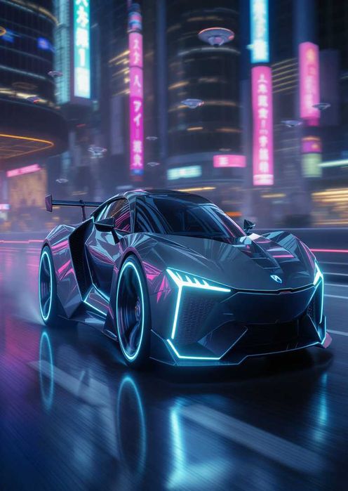 Opłatek na tort Samochód Osobowy Logo Fura Format A4