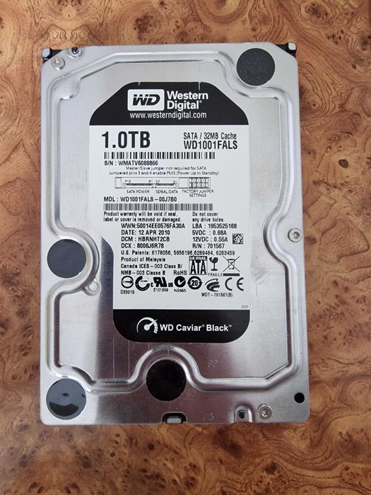 Жорсткий диск WD Black 1Tb (WDC WD1001FALS-00J7B0)