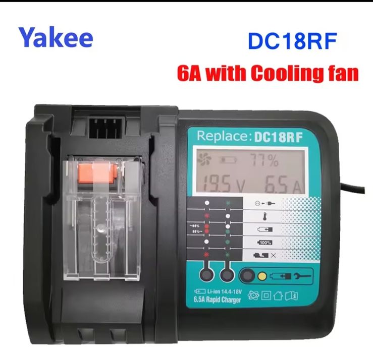 Makita DC18RC Зарядний пристрій 3А 6А