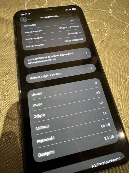 Iphone 11 pro max 64gb