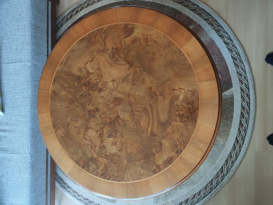 Stolik drewniany okrągły, kawowy