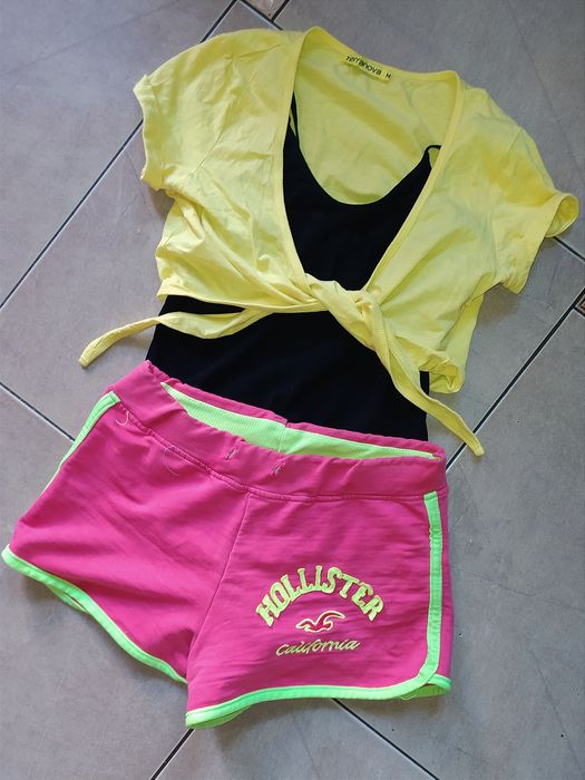 Пакет летних вещей на девушку 152-158. Комбинезон, платье, шорты