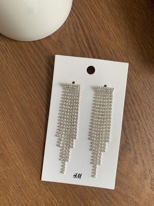 Сережки зі стразами H&M