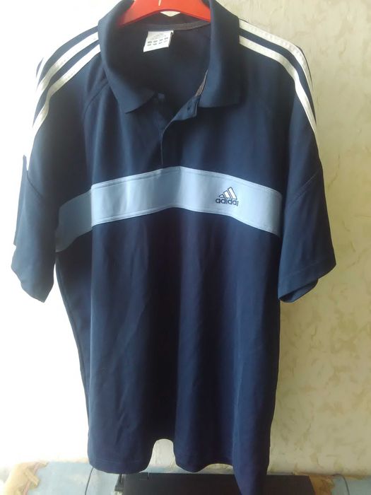 Мужская футболка с воротником Adidas