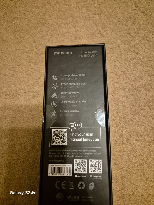 Smartwatch Maxcom Oxygen Pro FW26
