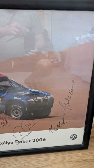 Quadro celebra a equipa oficial da Volkswagen no Lisboa-Dakar 2006