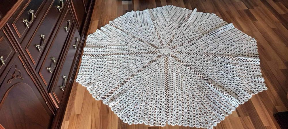 Toalha redonda renda