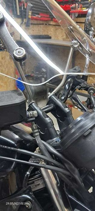 Мото ветровое стекло / ветровик (55см) универсальный