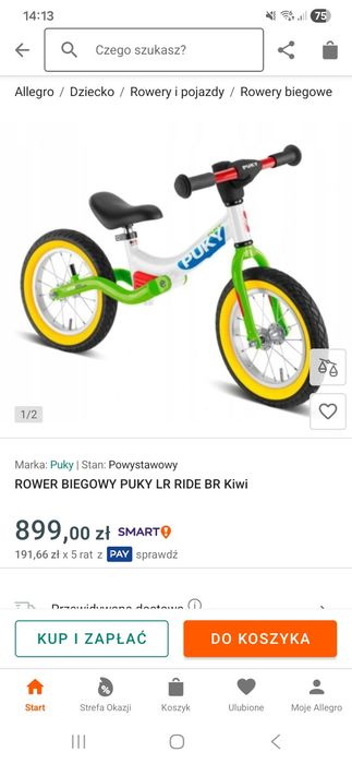 Biegówkach firmy puky