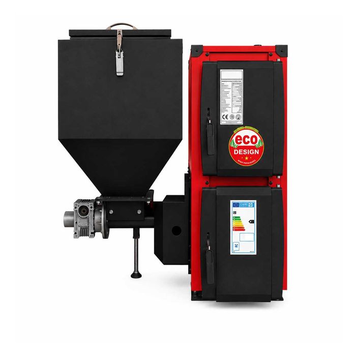 Kocioł TECHNIX PELL-EKO 30 kW – piec typu 2w1 na pellet i paliwo typu groszek