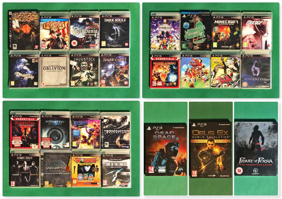 PLAYSTATION 3 PS3 [desde 10€] Bioshock Evil Kingdom Minecraft Mortal Oblivion One Sly Souls Zone