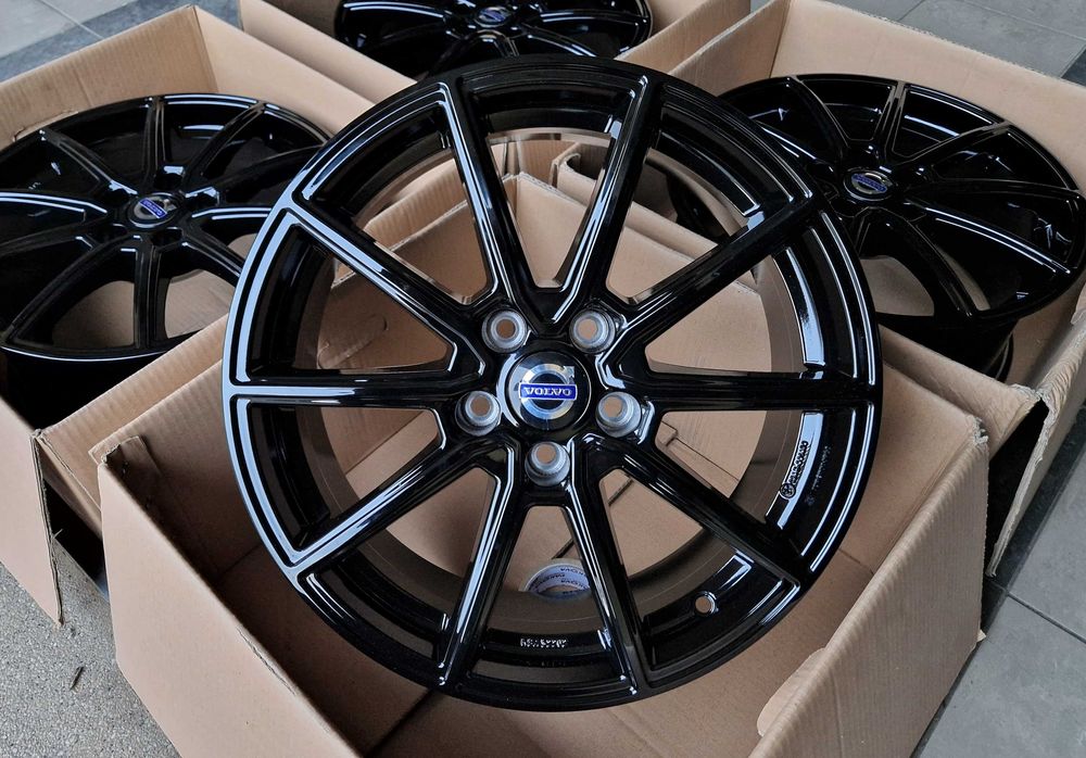 Alufelgi 17 5x108 Volvo S40 S60 V40 V60 V70 V90 XC40 XC60 Czarne 700#