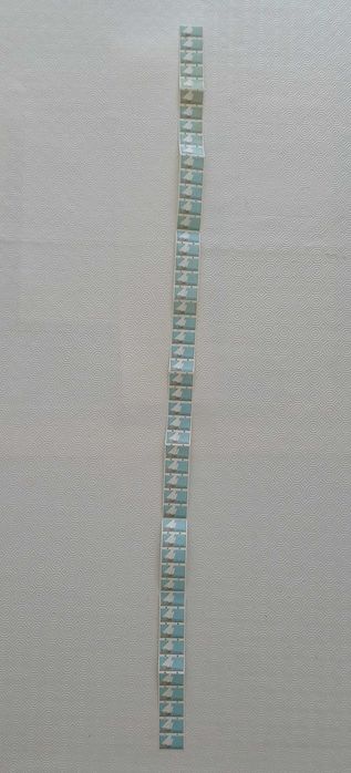 Tira com 50 etiquetas nº 5 Caravela Portuguesa sem impressão de taxa